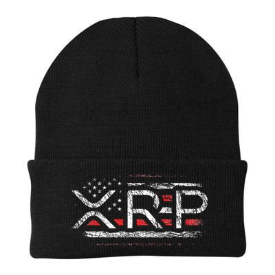 Crypto Currency Xrp Cryptocurrency American Flag Xrp Beanie