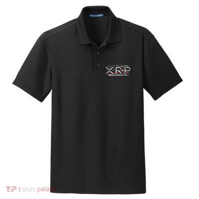 Crypto Currency Xrp Cryptocurrency American Flag Xrp Dry Zone Grid Polo