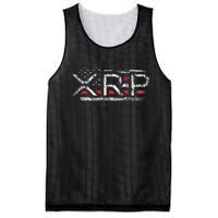 Crypto Currency Xrp Cryptocurrency American Flag Xrp Mesh Reversible Basketball Jersey Tank