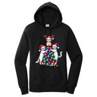 Christmas Cat Xmas Cats Christmas Cat Lover Gift Women's Pullover Hoodie