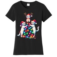 Christmas Cat Xmas Cats Christmas Cat Lover Gift Women's T-Shirt