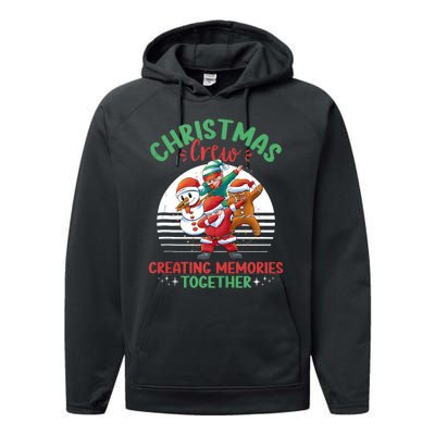 Christmas Crew Xmas Family Merry Christmas Tank Top Performance Fleece Hoodie