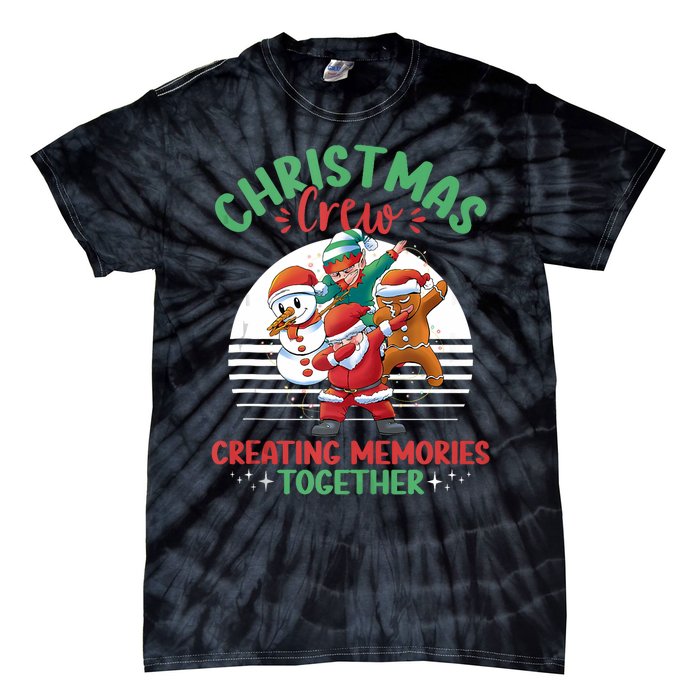 Christmas Crew Xmas Family Merry Christmas Tank Top Tie-Dye T-Shirt