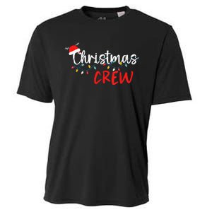 Christmas Crew Xmas Lights Family Matching Pajamas Holiday Cooling Performance Crew T-Shirt