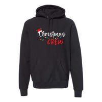 Christmas Crew Xmas Lights Family Matching Pajamas Holiday Premium Hoodie