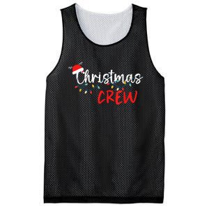 Christmas Crew Xmas Lights Family Matching Pajamas Holiday Mesh Reversible Basketball Jersey Tank