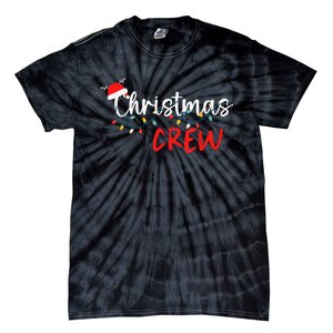 Christmas Crew Xmas Lights Family Matching Pajamas Holiday Tie-Dye T-Shirt