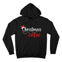 Christmas Crew Xmas Lights Family Matching Pajamas Holiday Tall Hoodie