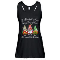 Counselor Crew Xmas Everything Is Fine Christmas Gnomie Ladies Essential Flowy Tank