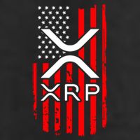 Crypto Currency Xrp Ripple Internet Money American Flag Cool Comfort Performance Bucket Hat