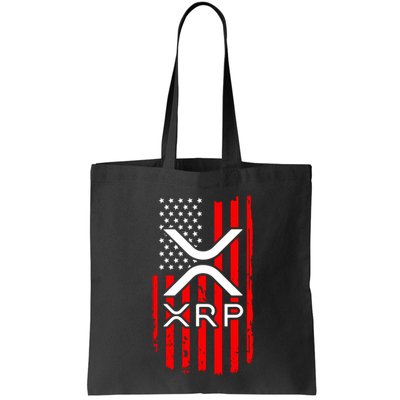 Crypto Currency Xrp Ripple Internet Money American Flag Bag