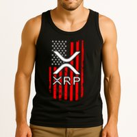 Crypto Currency Xrp Ripple Internet Money American Flag Tank Top