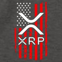 Crypto Currency Xrp Ripple Internet Money American Flag Vector Backpack