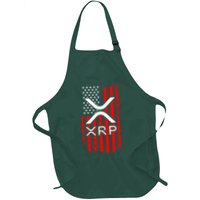 Crypto Currency Xrp Ripple Internet Money American Flag Apron