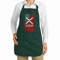 Crypto Currency Xrp Ripple Internet Money American Flag Apron