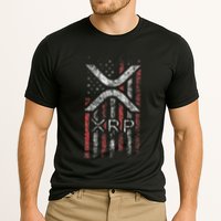 Crypto Currency Xrp Cryptocurrency American Flag Xrp Performance Shirt