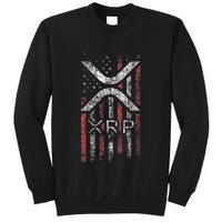 Crypto Currency Xrp Cryptocurrency American Flag Xrp Sweatshirt