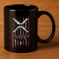 Crypto Currency Xrp Cryptocurrency American Flag Xrp 11oz C Handle Ceramic Mug