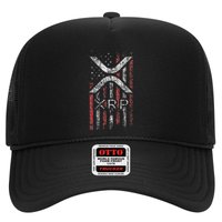 Crypto Currency Xrp Cryptocurrency American Flag Xrp Trucker Hat