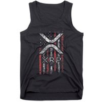 Crypto Currency Xrp Cryptocurrency American Flag Xrp Tank Top