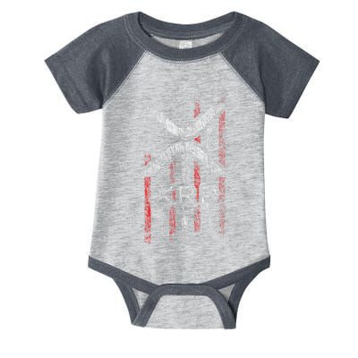 Crypto Currency Xrp Cryptocurrency American Flag Xrp Infant Baby Jersey Bodysuit