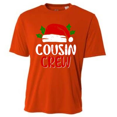 Cousin Crew Xmas Santa Claus Family Cute Matching Christmas Gift Cooling Performance Crew T-Shirt