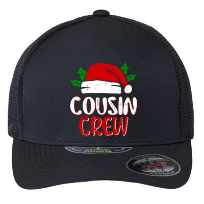 Cousin Crew Xmas Santa Claus Family Cute Matching Christmas Gift Flexfit Unipanel Trucker Cap