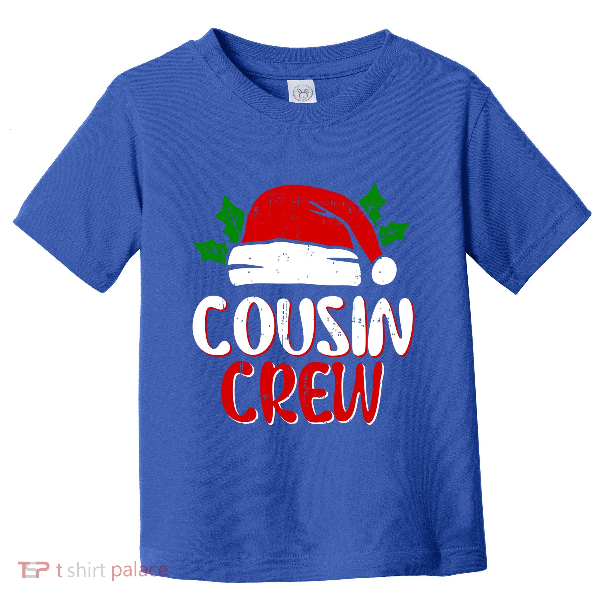 Cousin Crew Xmas Santa Claus Family Cute Matching Christmas Gift Toddler T-Shirt