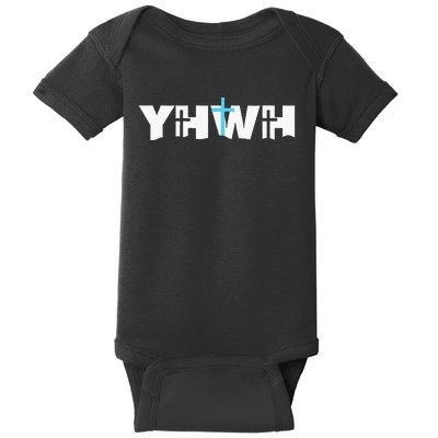 Christian Cross Yhwh Yahweh Jesus Resurrection Baby Bodysuit