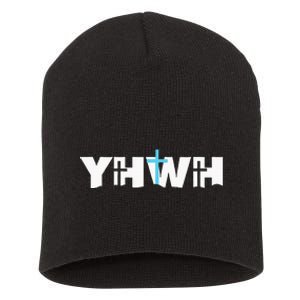 Christian Cross Yhwh Yahweh Jesus Resurrection Short Acrylic Beanie