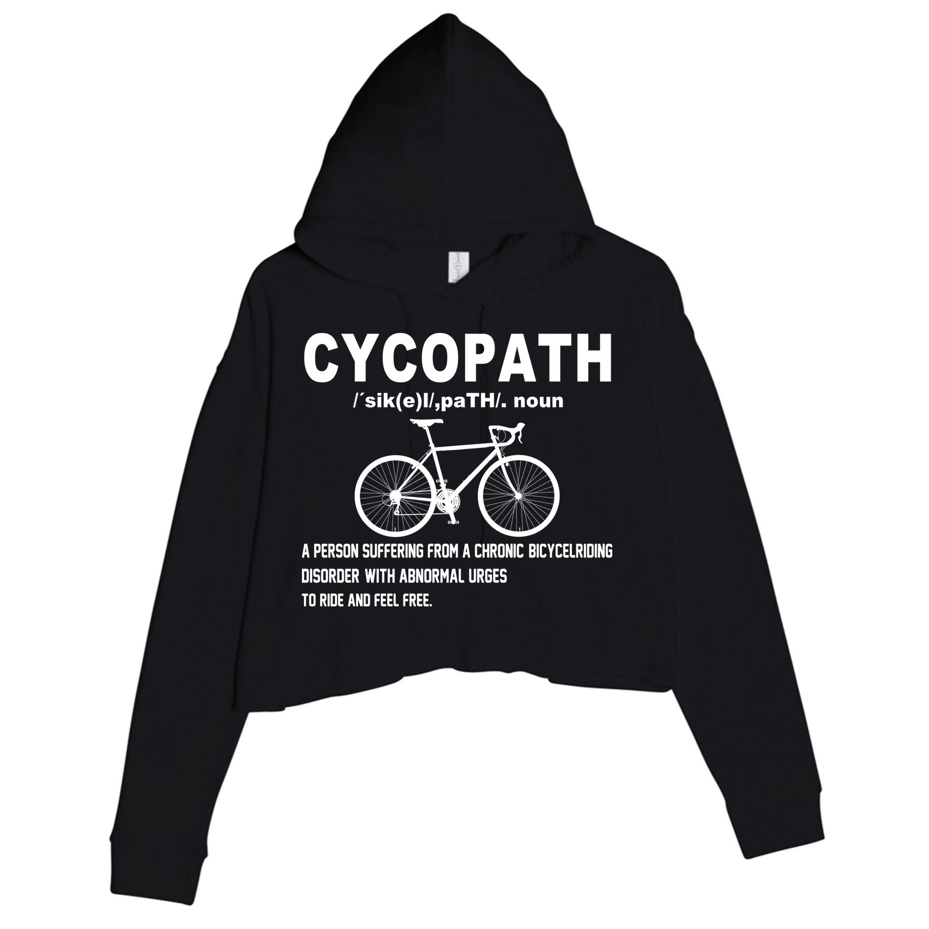 Cycopath Crop Fleece Hoodie