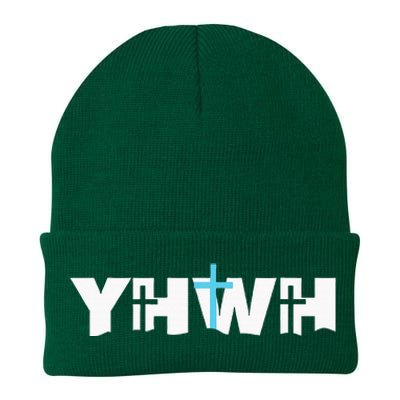 Christian Cross Yhwh Yahweh Jesus Resurrection Knit Cap Winter Beanie