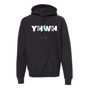 Christian Cross Yhwh Yahweh Jesus Resurrection Premium Hoodie