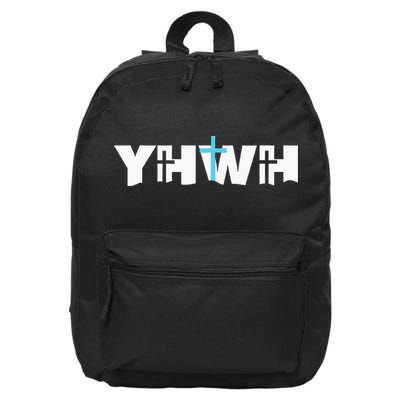 Christian Cross Yhwh Yahweh Jesus Resurrection 16 in Basic Backpack