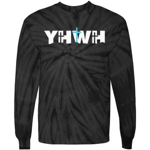 Christian Cross Yhwh Yahweh Jesus Resurrection Tie-Dye Long Sleeve Shirt