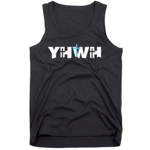 Christian Cross Yhwh Yahweh Jesus Resurrection Tank Top