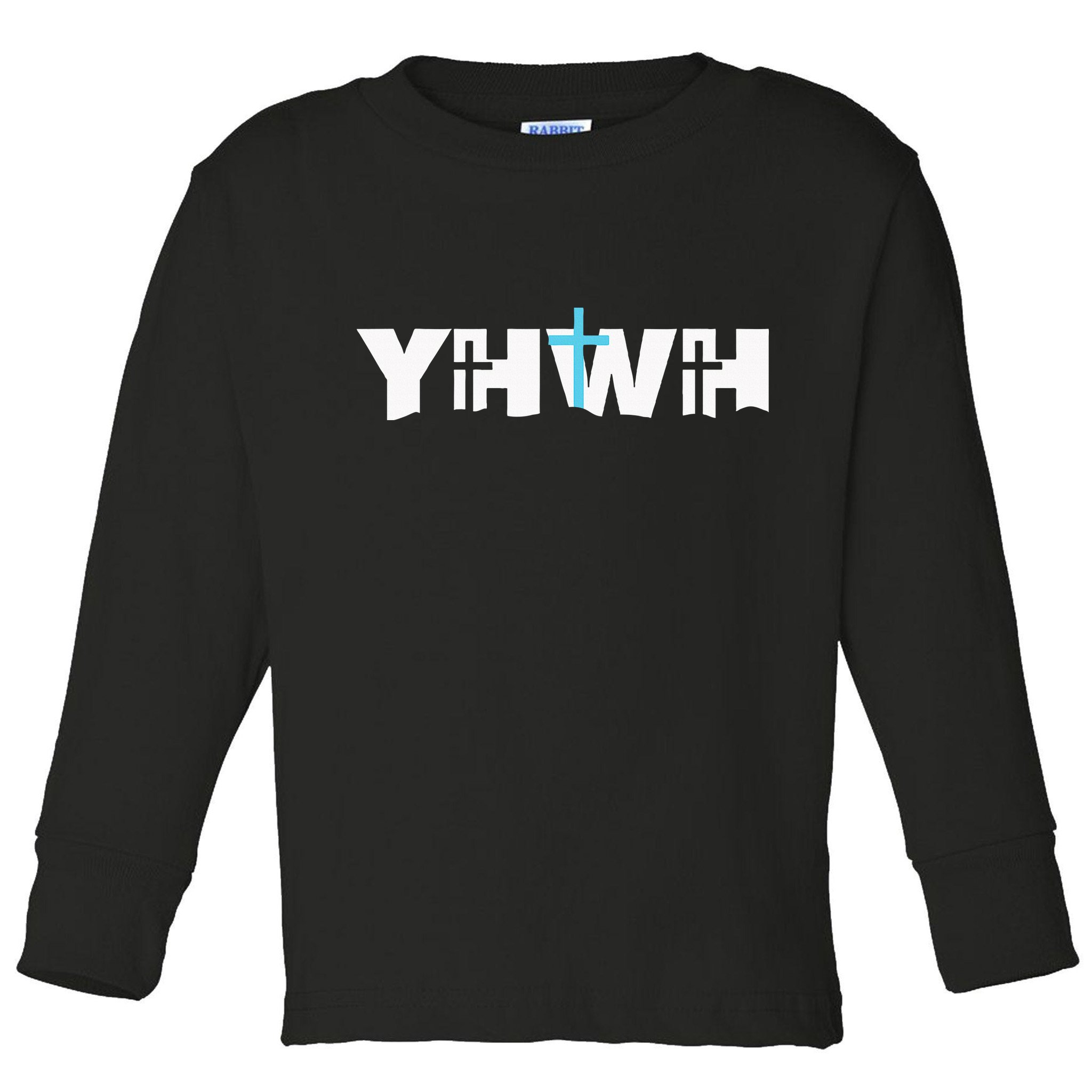 Christian Cross Yhwh Yahweh Jesus Resurrection Toddler Long Sleeve Shirt