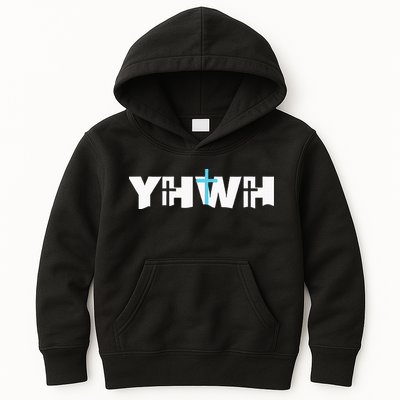 Christian Cross Yhwh Yahweh Jesus Resurrection Kids Hoodie