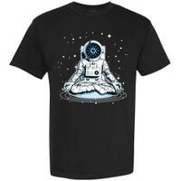 Cardano Cryptocurrency Yoga Space Astronaut Garment-Dyed Heavyweight T-Shirt