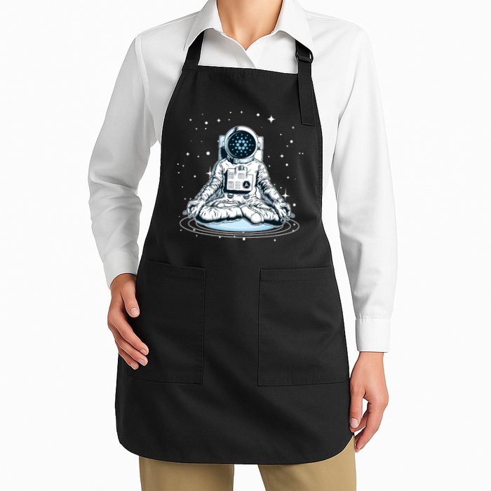 Cardano Cryptocurrency Yoga Space Astronaut Apron