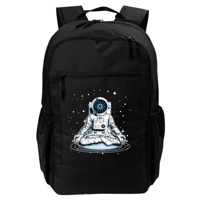 Cardano Cryptocurrency Yoga Space Astronaut Backpack