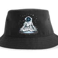 Cardano Cryptocurrency Yoga Space Astronaut Sustainable Bucket Hat