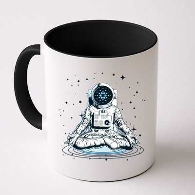 Cardano Cryptocurrency Yoga Space Astronaut Mug
