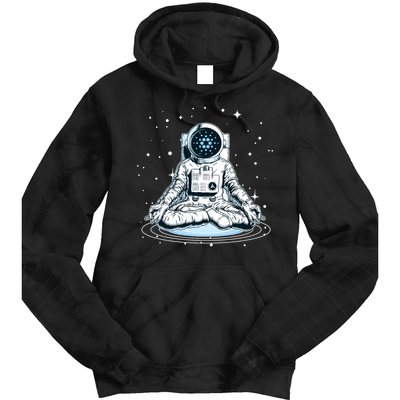 Cardano Cryptocurrency Yoga Space Astronaut Tie Dye Hoodie
