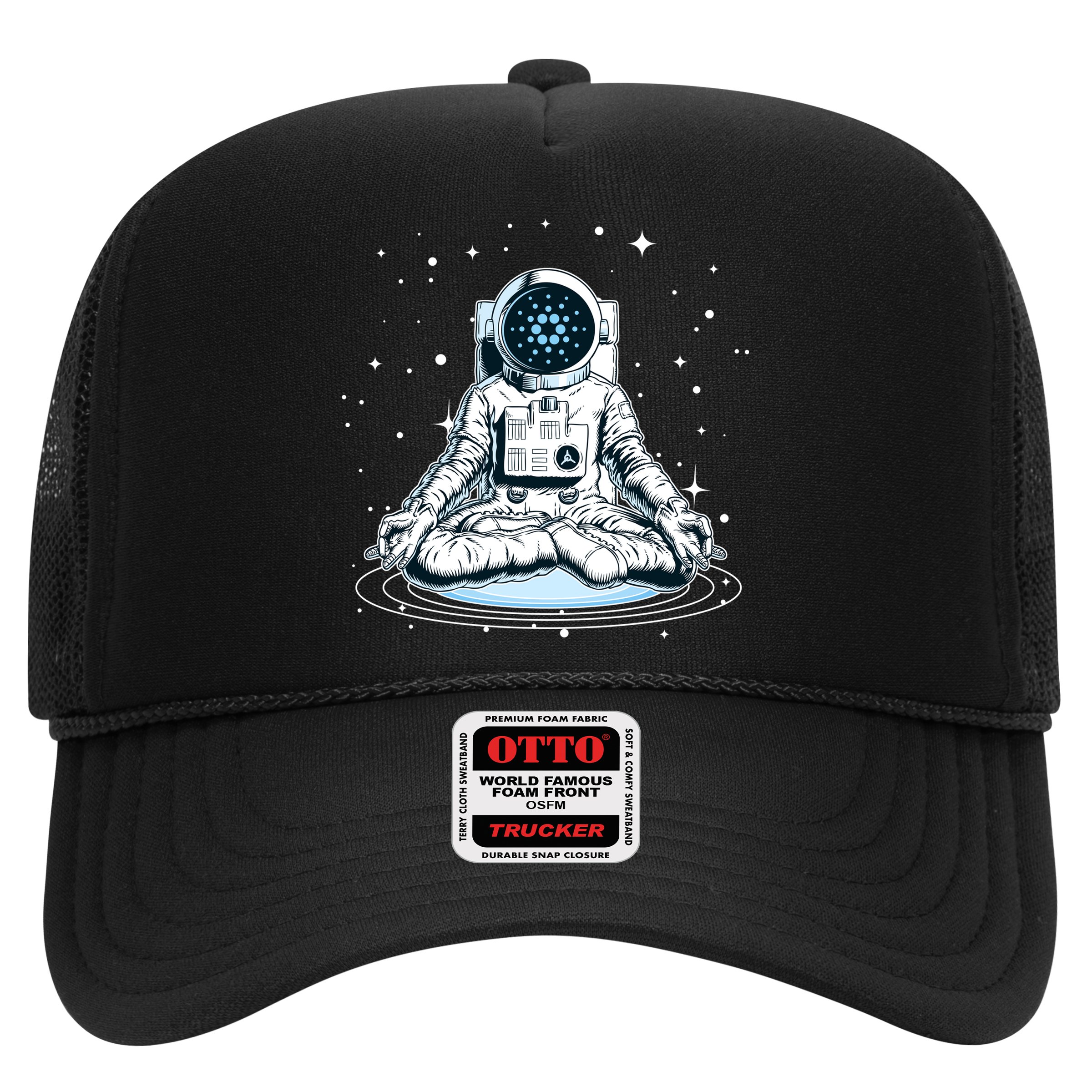 Cardano Cryptocurrency Yoga Space Astronaut Hat