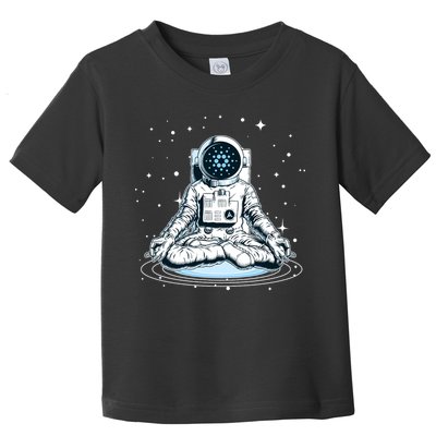 Cardano Cryptocurrency Yoga Space Astronaut Toddler T-Shirt