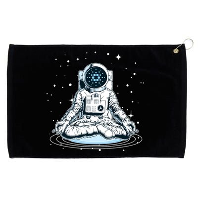 Cardano Cryptocurrency Yoga Space Astronaut Grommeted Golf Towel