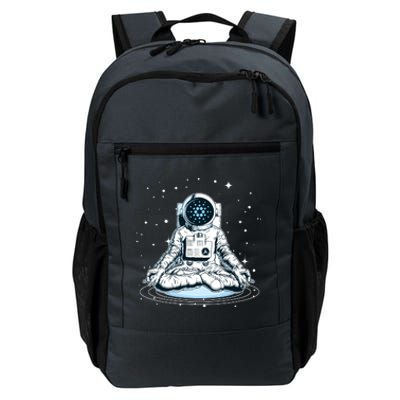 Cardano Cryptocurrency Yoga Space Astronaut Daily Commute Backpack