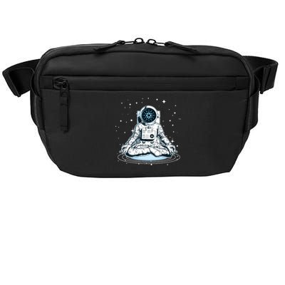 Cardano Cryptocurrency Yoga Space Astronaut Crossbody Pack