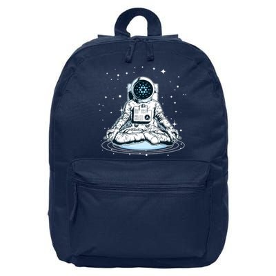 Cardano Cryptocurrency Yoga Space Astronaut 16 in Basic Backpack